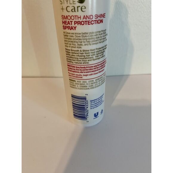 Dove Heat Protection Spray Smooth & Shine 6.1oz 450 Degree Damaged Hair Rare - Picture 5 of 6